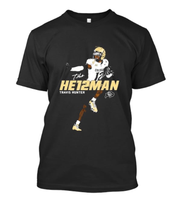 HE12MAN Travis Hunter Colorado Buffaloes T-Shirt