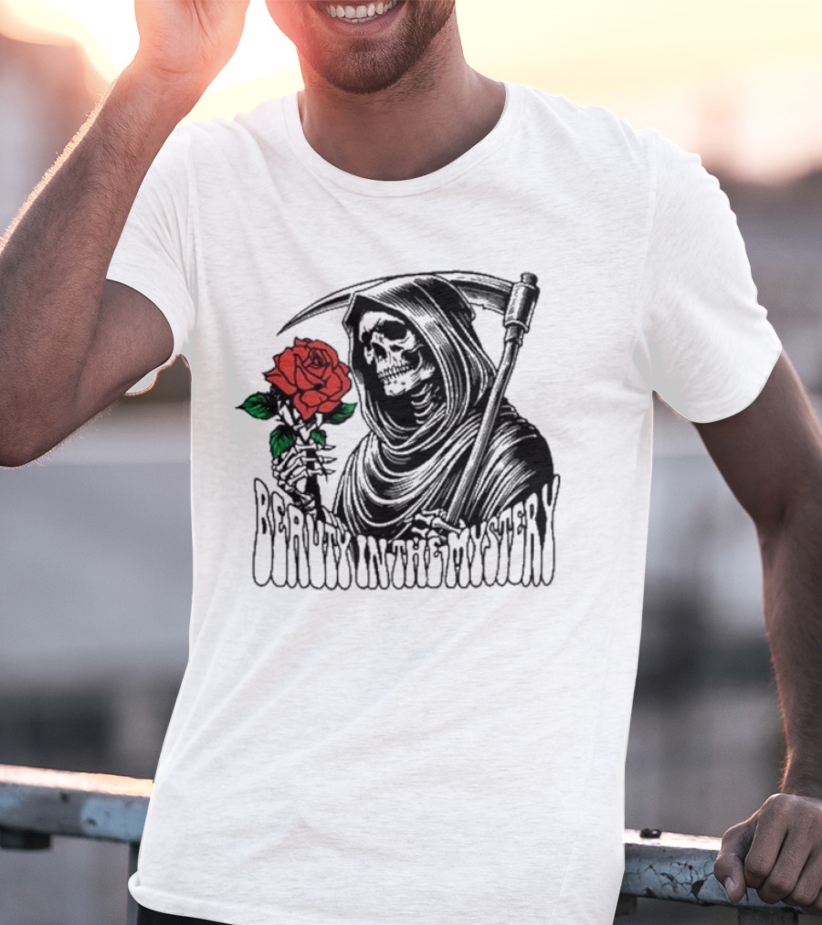 XPLR Beauty In The Mystery Grim Reaper Rose T-Shirt