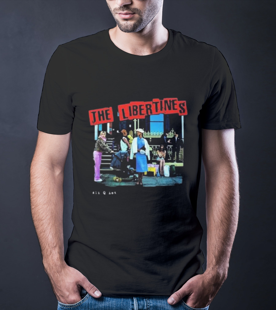 The Libertines All Quiet On The Eastern Esplanade Text And Urban Street Scene T-Shirt