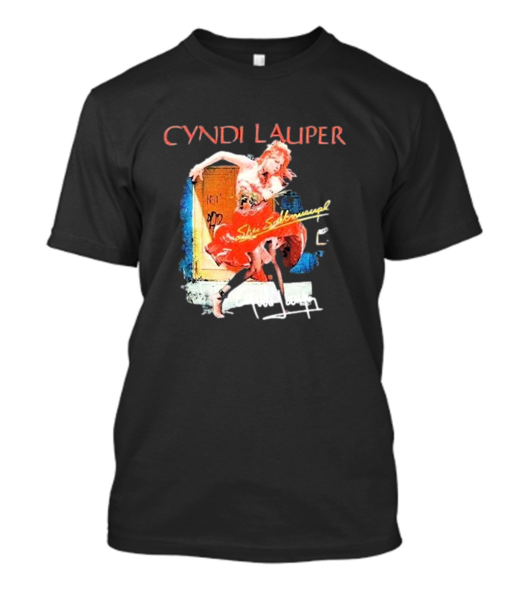 Cyndi Lauper She's So Unusual Retro Album T-Shirt