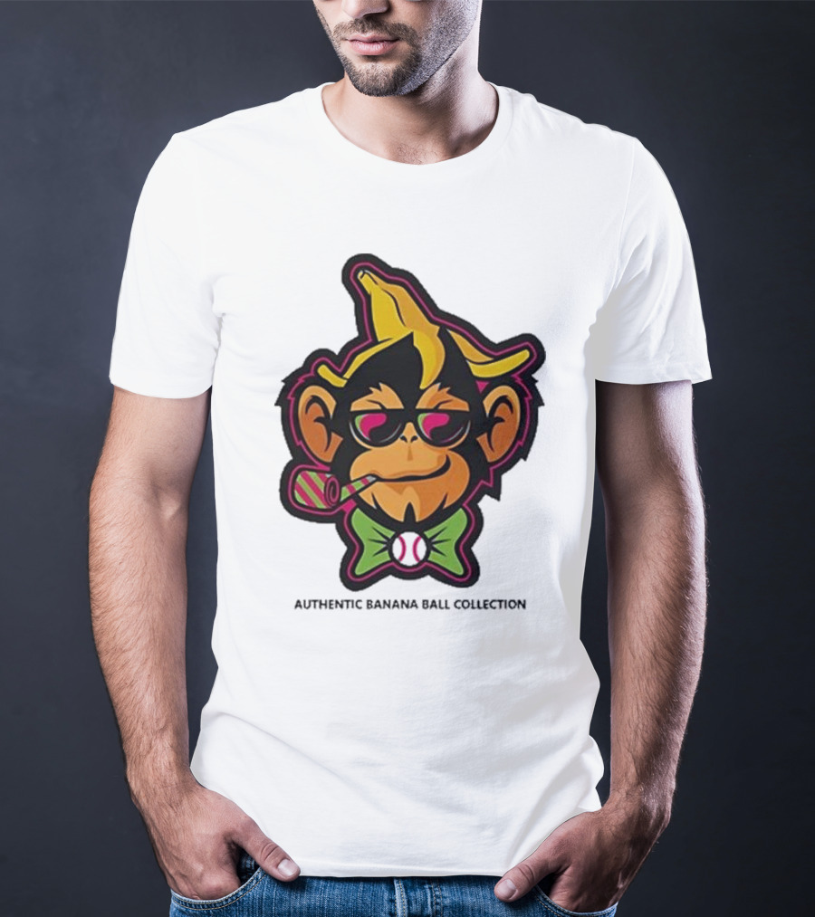 Party Animals Banana Ball Collection With Sunglasses And Pipe T-Shirt