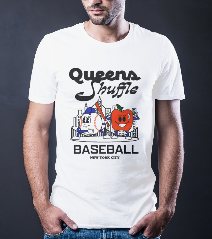 Queens Shuffle Baseball New York City T-Shirt