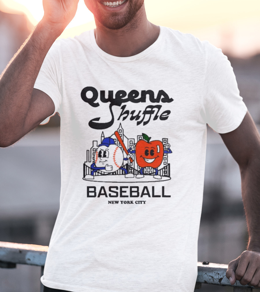 Queens Shuffle Baseball New York City T-Shirt