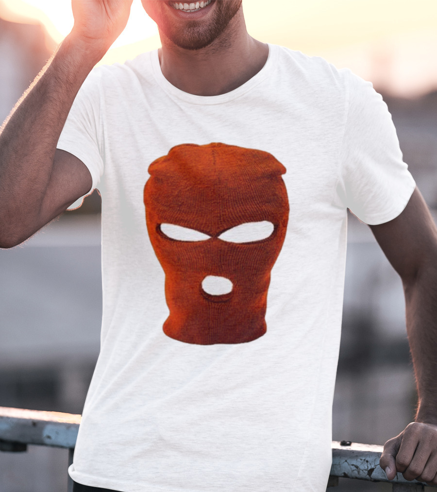 Nobigdyl Rob Hell Red Ski Mask T-Shirt