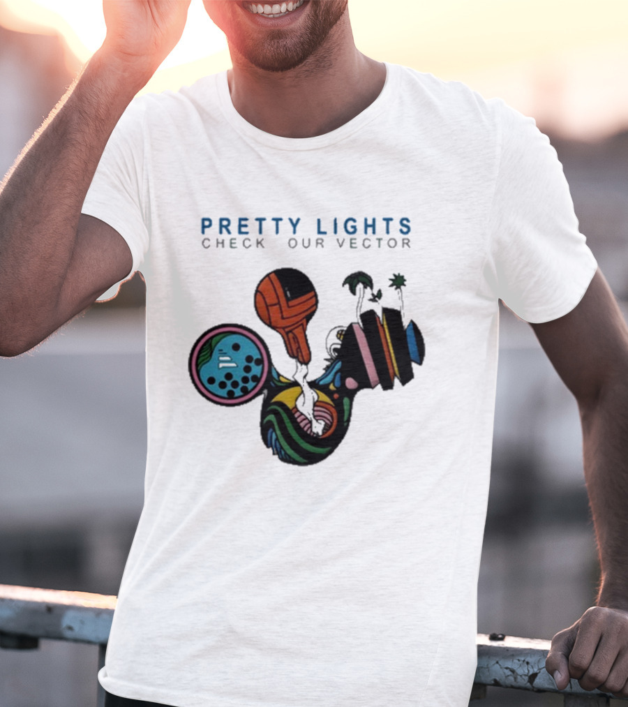 Pretty Lights Check Our Vector New T-Shirt