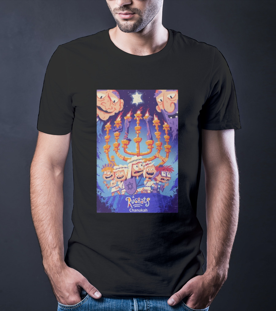 Mondo Debuts A Rugrats Chanukah With Menorah Adventure T-Shirt