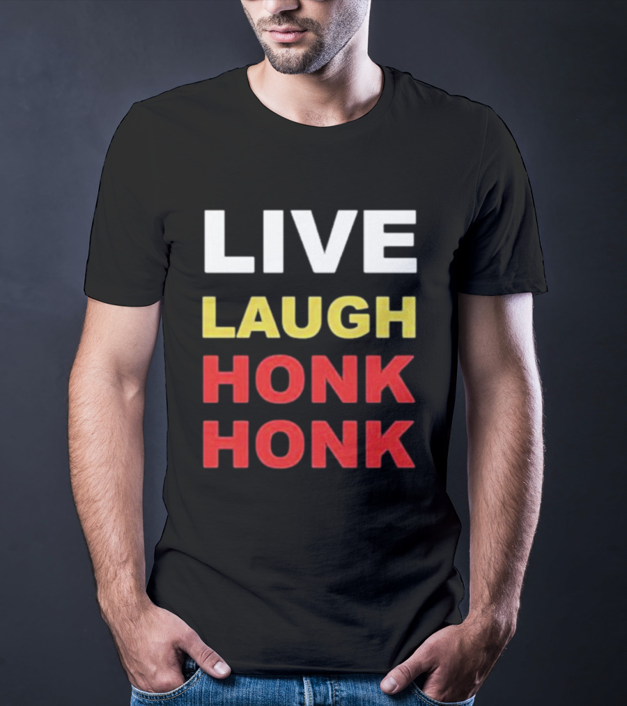 Tank Ledger Live Laugh Honk Honk Funny Clown Meme T-Shirt
