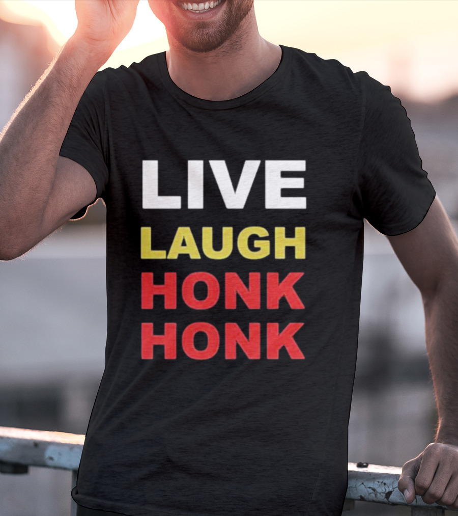 Tank Ledger Live Laugh Honk Honk Funny Clown Meme T-Shirt