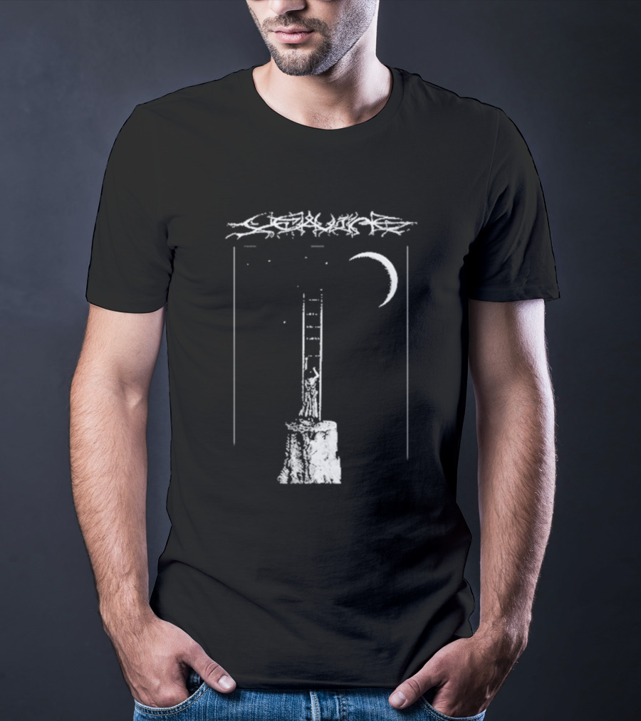 De Leaving Gildan Softstyle Ladder To Crescent Moon T-Shirt