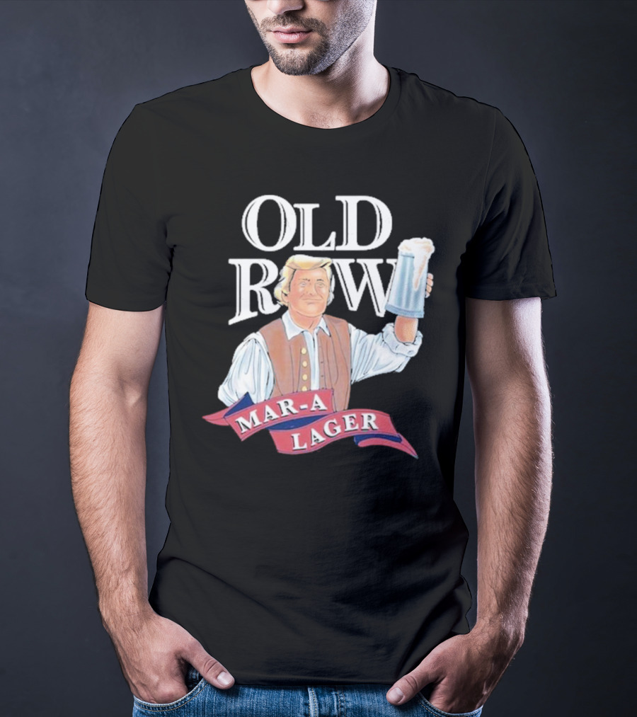 Old Row Mar-A Lager Vintage Style Cheers Figure T-Shirt