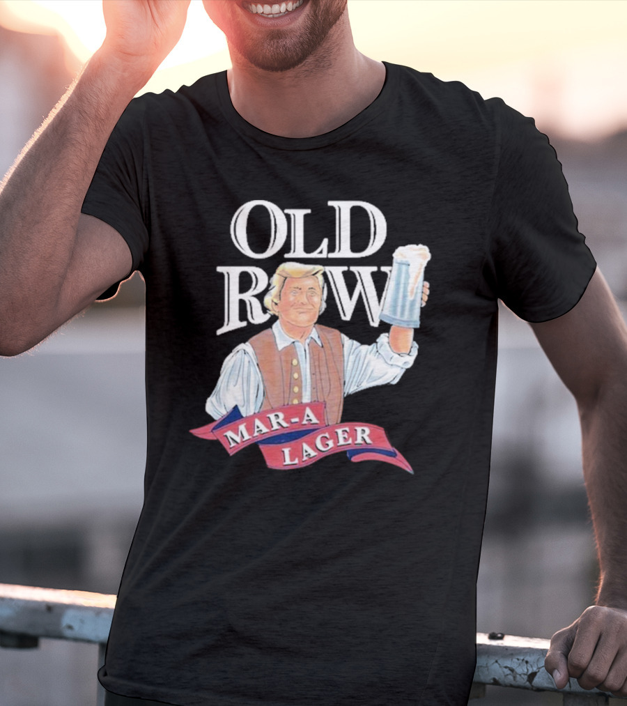 Old Row Mar-A Lager Vintage Style Cheers Figure T-Shirt