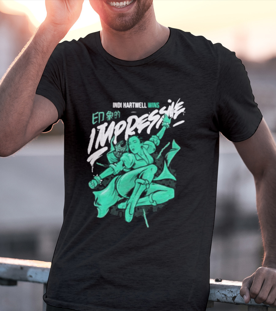 Indi Hartwell Wins Impressive T-Shirt