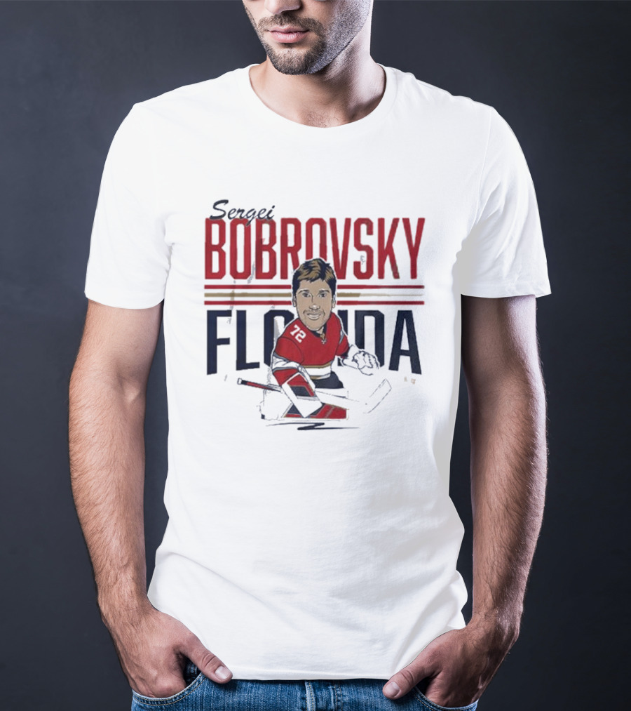 Sergei Bobrovsky Florida 72 Caricature T-Shirt