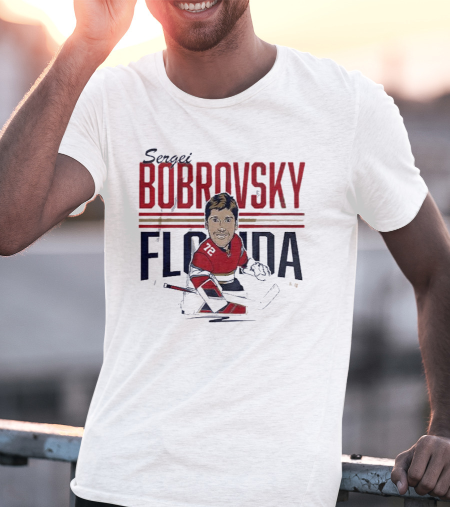 Sergei Bobrovsky Florida 72 Caricature T-Shirt