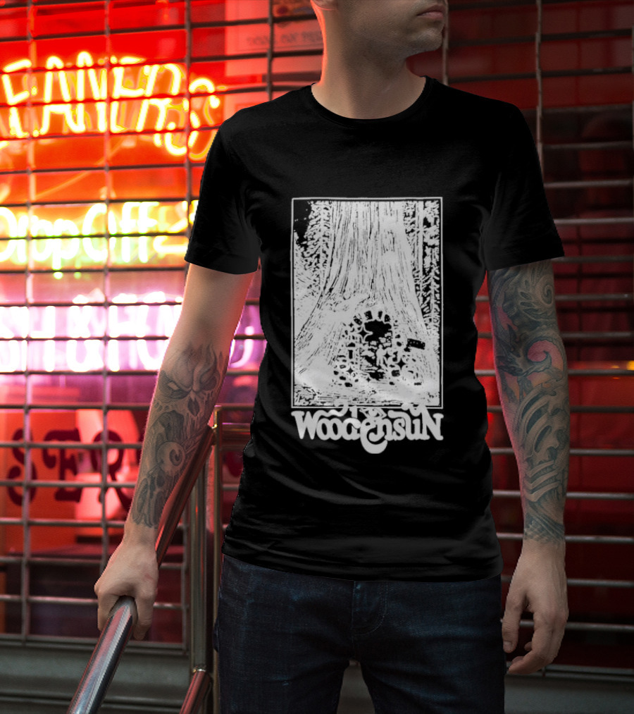 Woodensun Enchanted Realm Beneath The Giant Tree T-Shirt