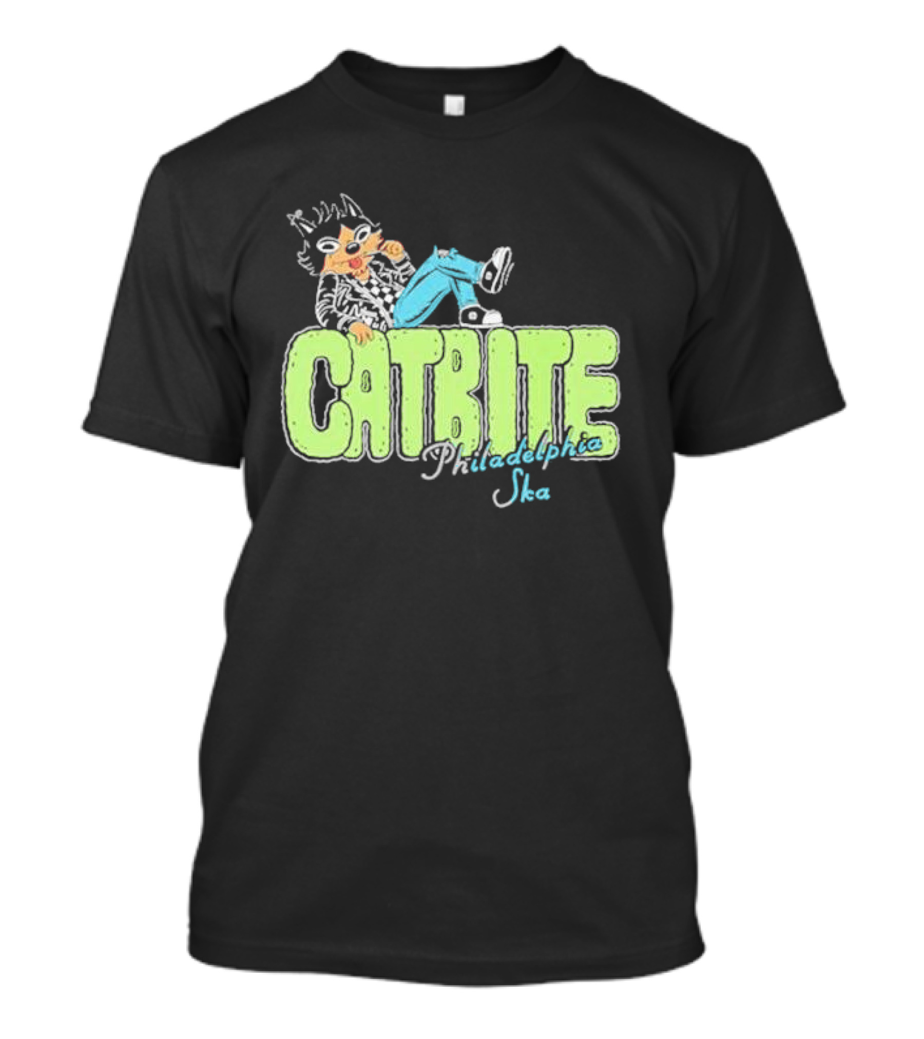 Cool Catbite Philadelphia Ska 2.0 Mineral Wash T-Shirt