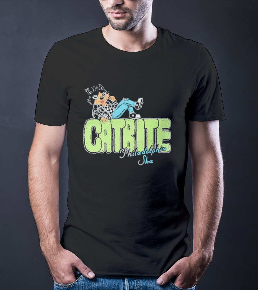 Cool Catbite Philadelphia Ska 2.0 Mineral Wash T-Shirt