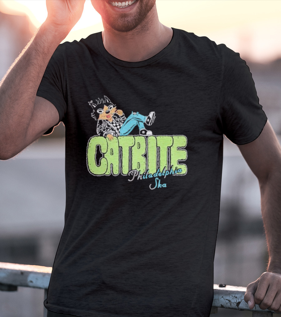 Cool Catbite Philadelphia Ska 2.0 Mineral Wash T-Shirt