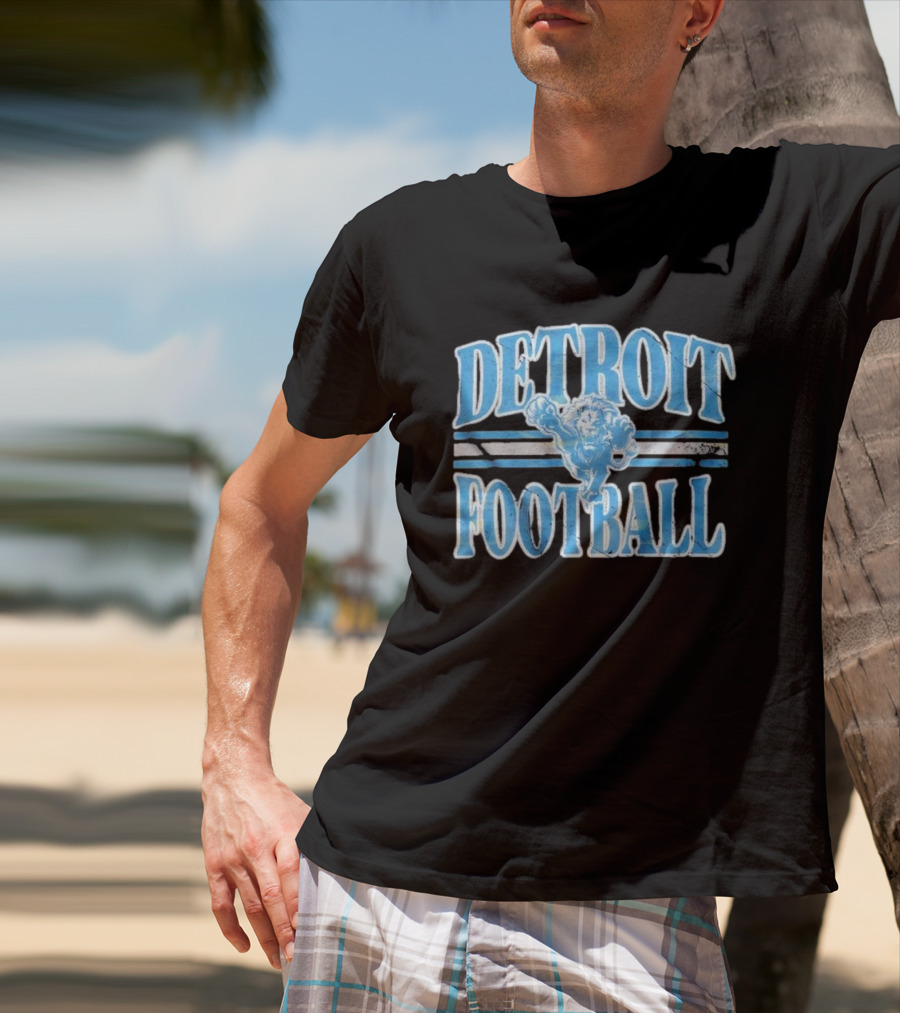 Detroit Lions Football Detroit Football T-Shirt