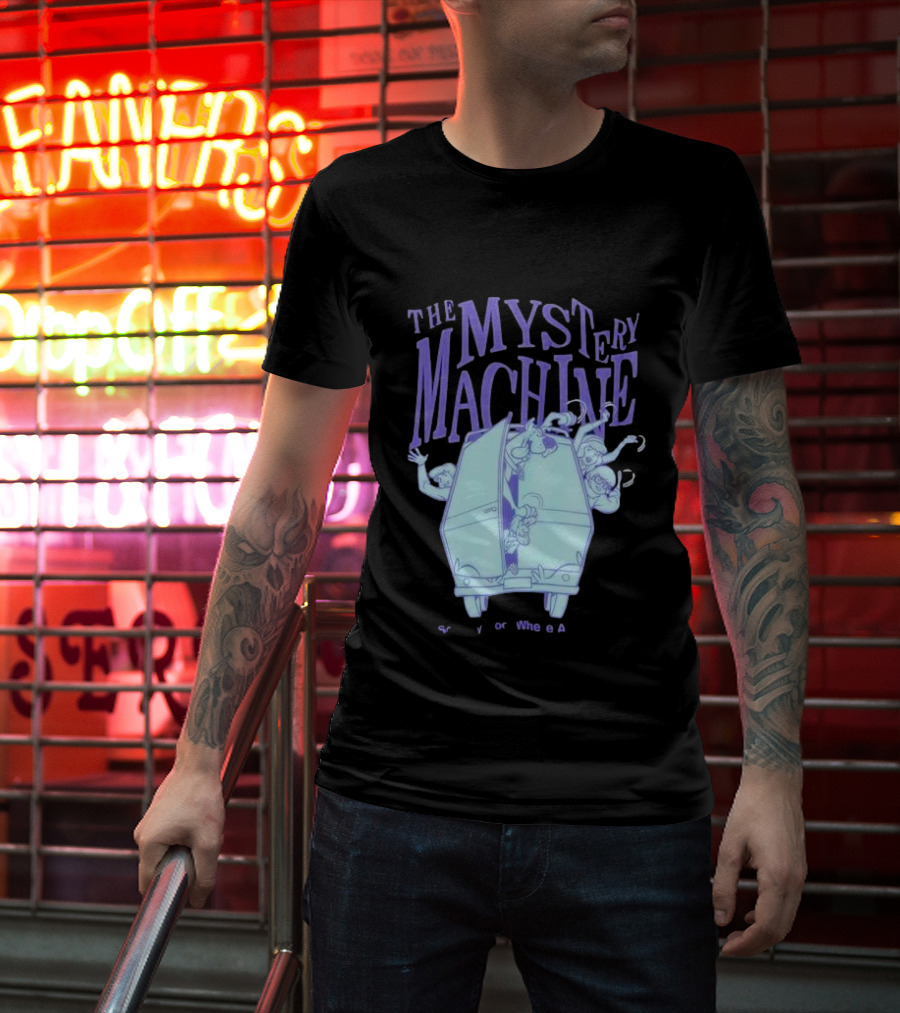 The Mystery Machine Scooby Doo Crew Tonal T-Shirt