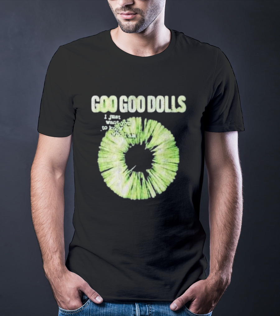 Goo Goo Dolls I Just Want You To Know Who I Am Green Circular T-Shirt