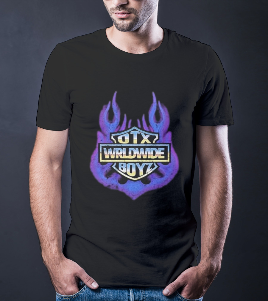 Geezyworld Otx Wrldwide Boyz Flame T-Shirt