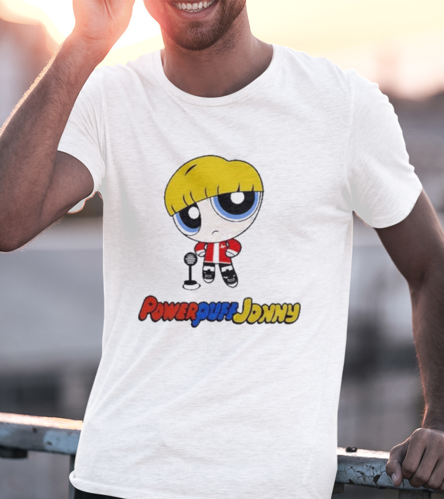 Powerpuff Johnny Microphone T-Shirt