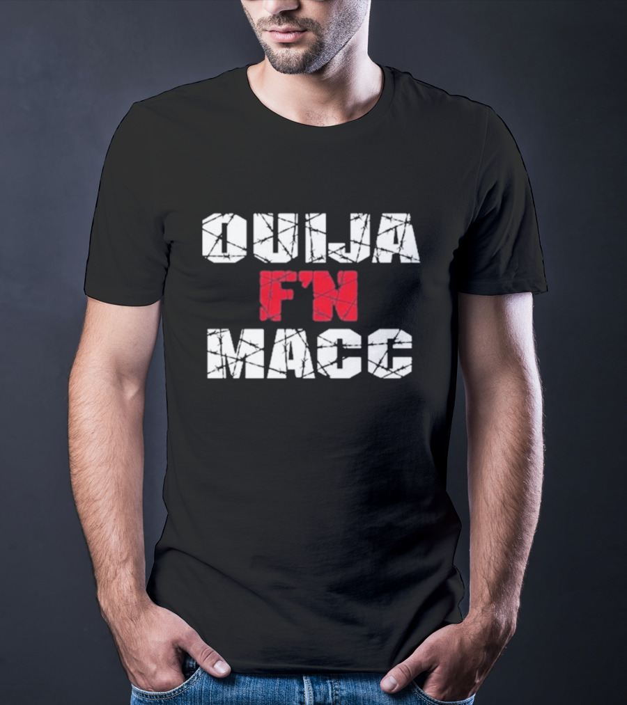 Ouija F’n Macc Grungy White T-Shirt