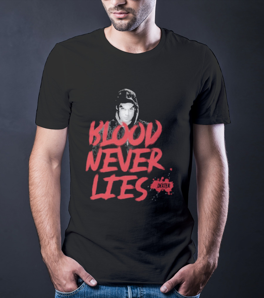 Dexter Blood Never Lies Spatter T-Shirt