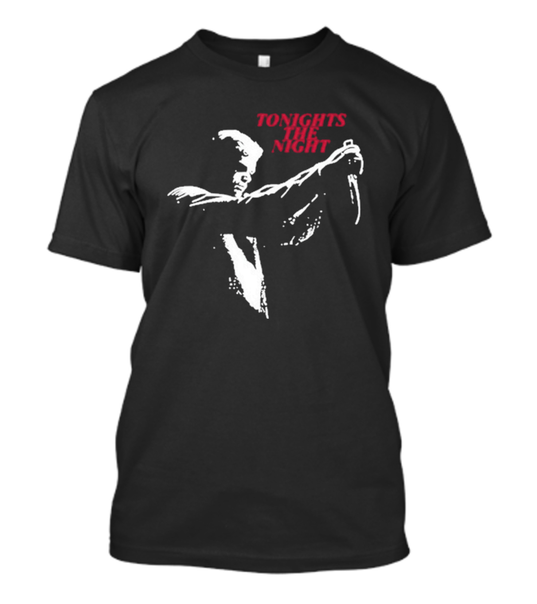 Selected Dexxter Tonight's The Night Bold Image T-Shirt