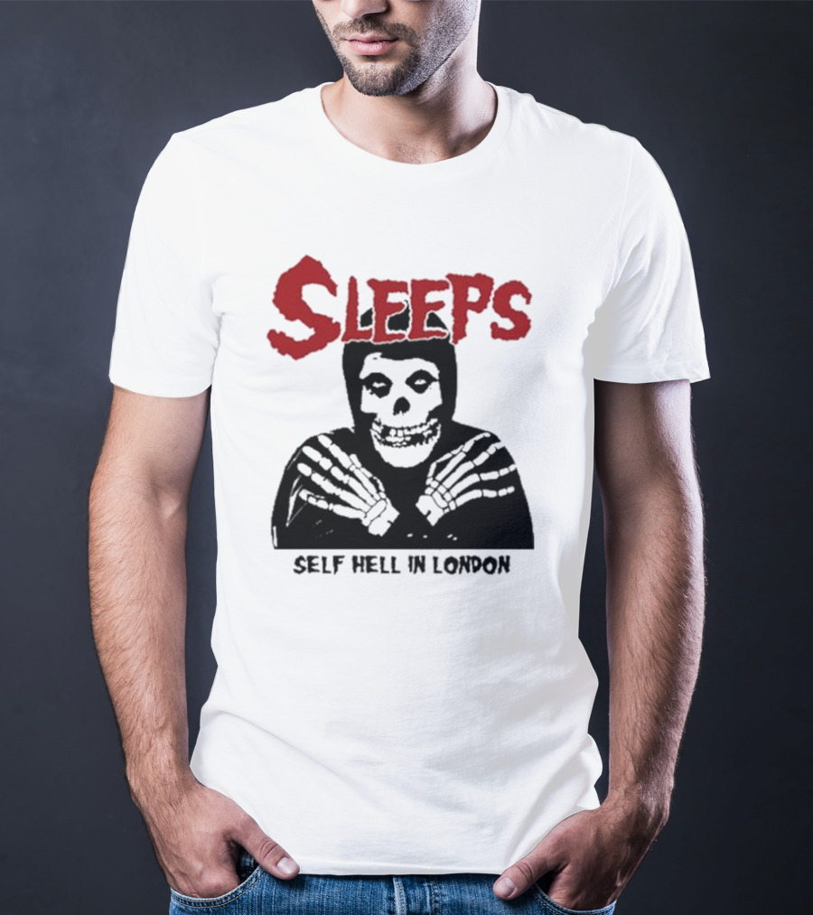 SLEEPS Self Hell In London Skeleton T-Shirt