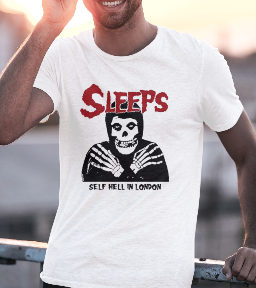 SLEEPS Self Hell In London Skeleton T-Shirt