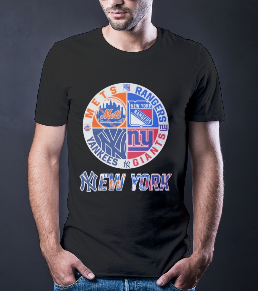 Mets Rangers Giants Yankees New York T-Shirt