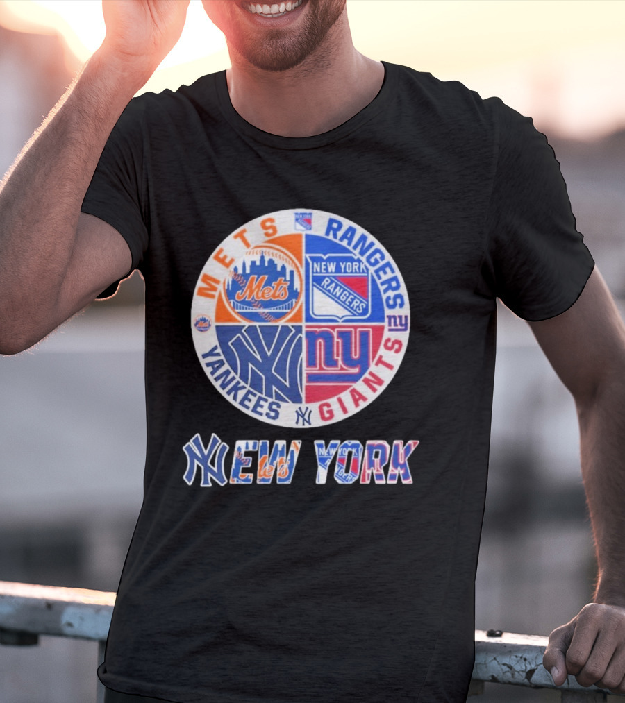 Mets Rangers Giants Yankees New York T-Shirt