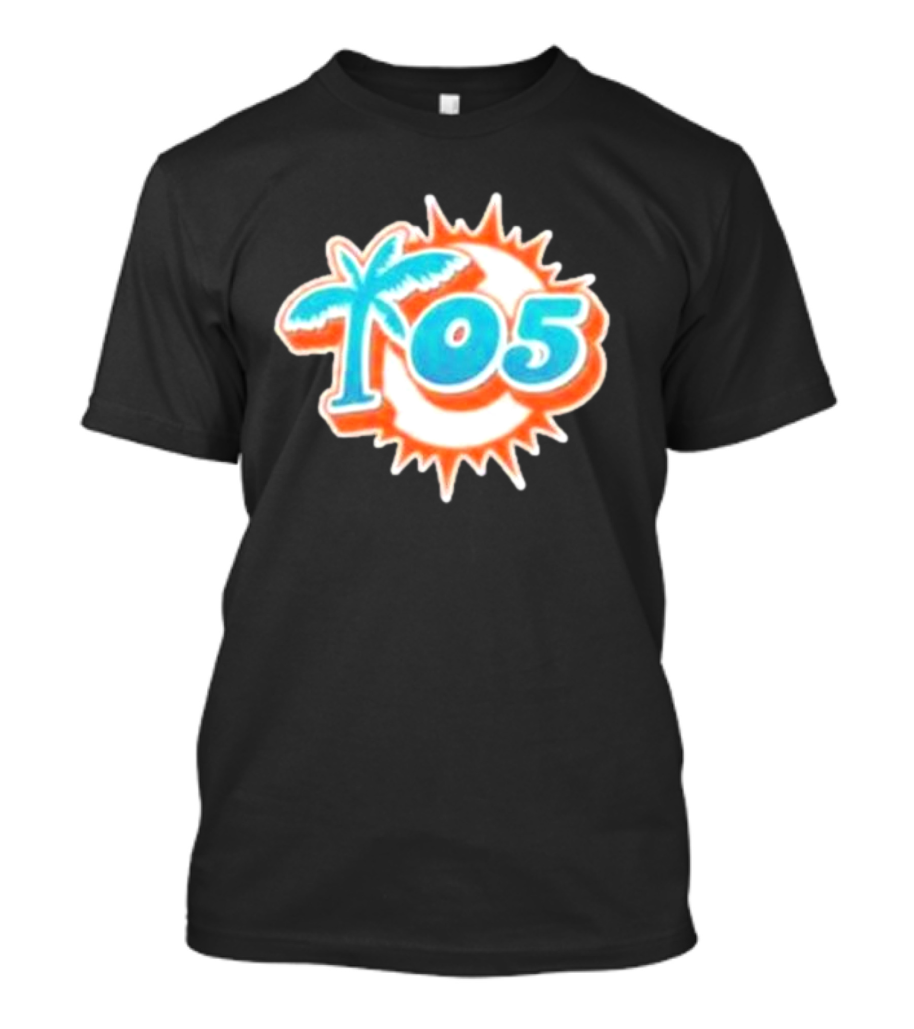 T05 Treeofive Tree O Five Miami Dolphins Retro Zip Up T-Shirt