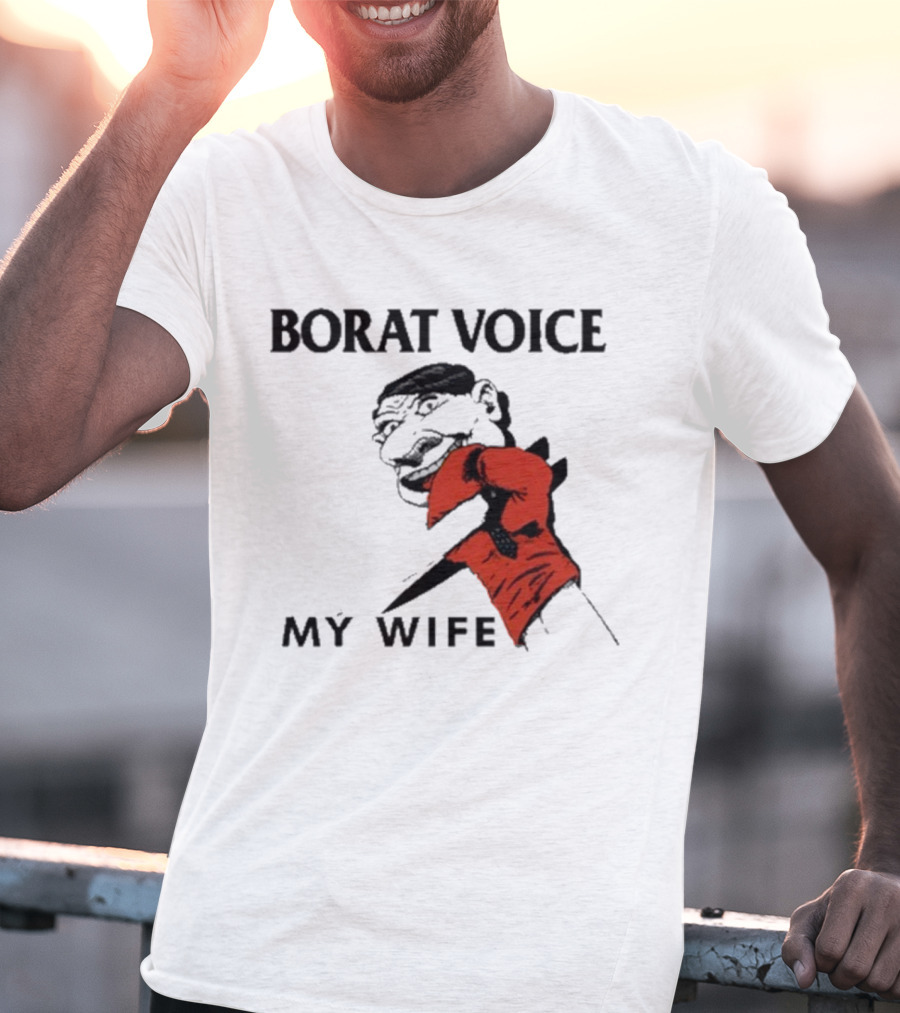 Matt Skiba Borat Voice My Wife Comic T-Shirt