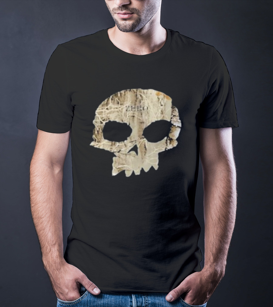Zero Skateboards Realtree Camo Skull T-Shirt
