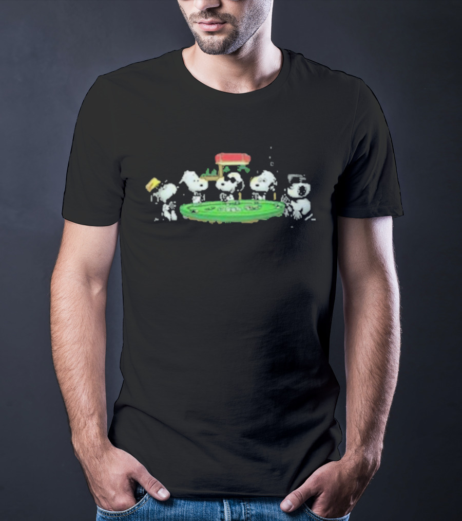 Peanuts Snoopy Poker Game With Friends T-Shirt