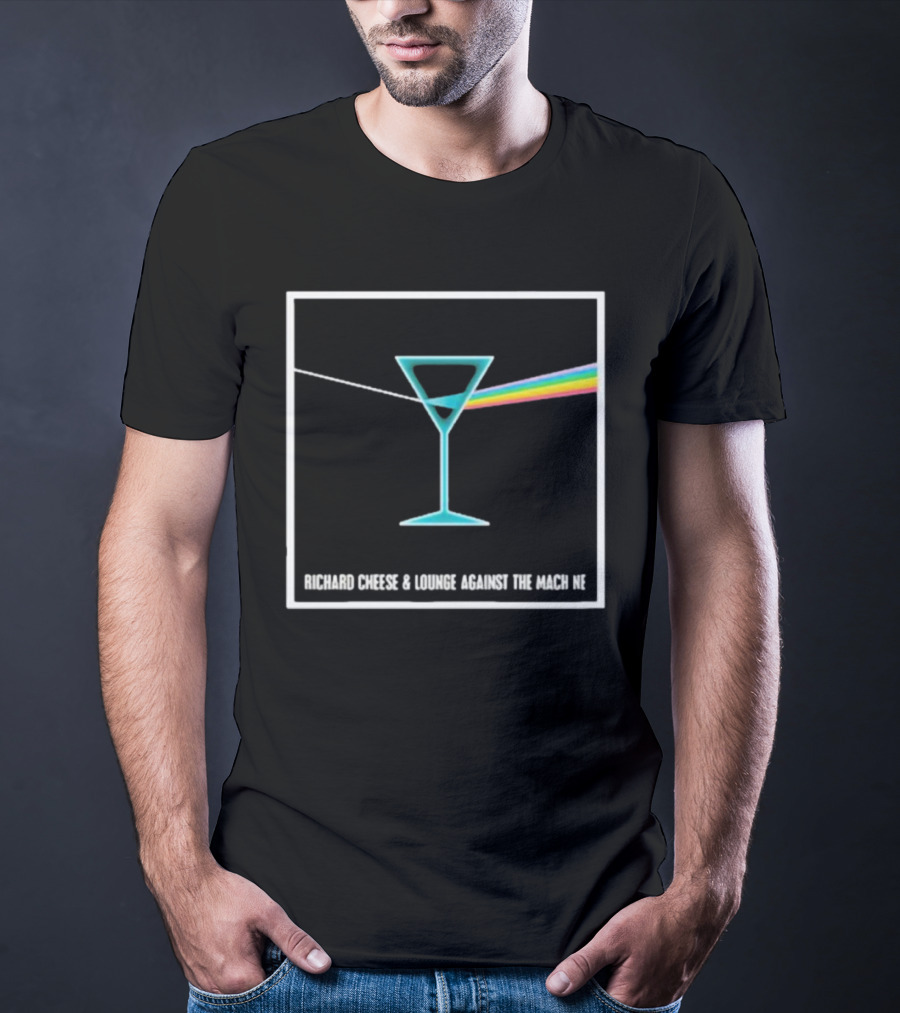 Richard Cheese Lounge Against The Machine Martini Prism T-Shirt