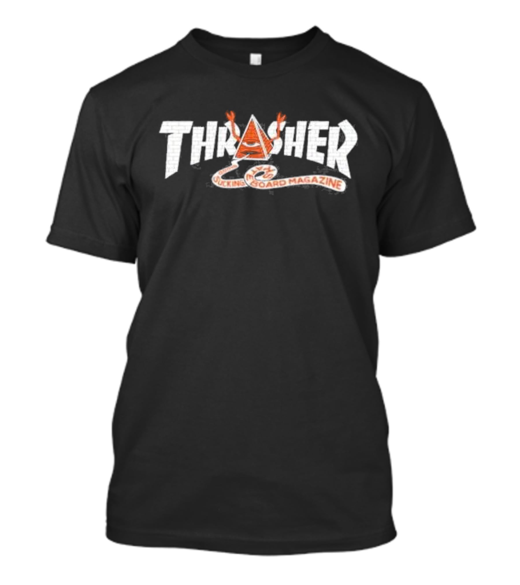 Thrasher Toy Machine Pyramid Skateboarding T-Shirt