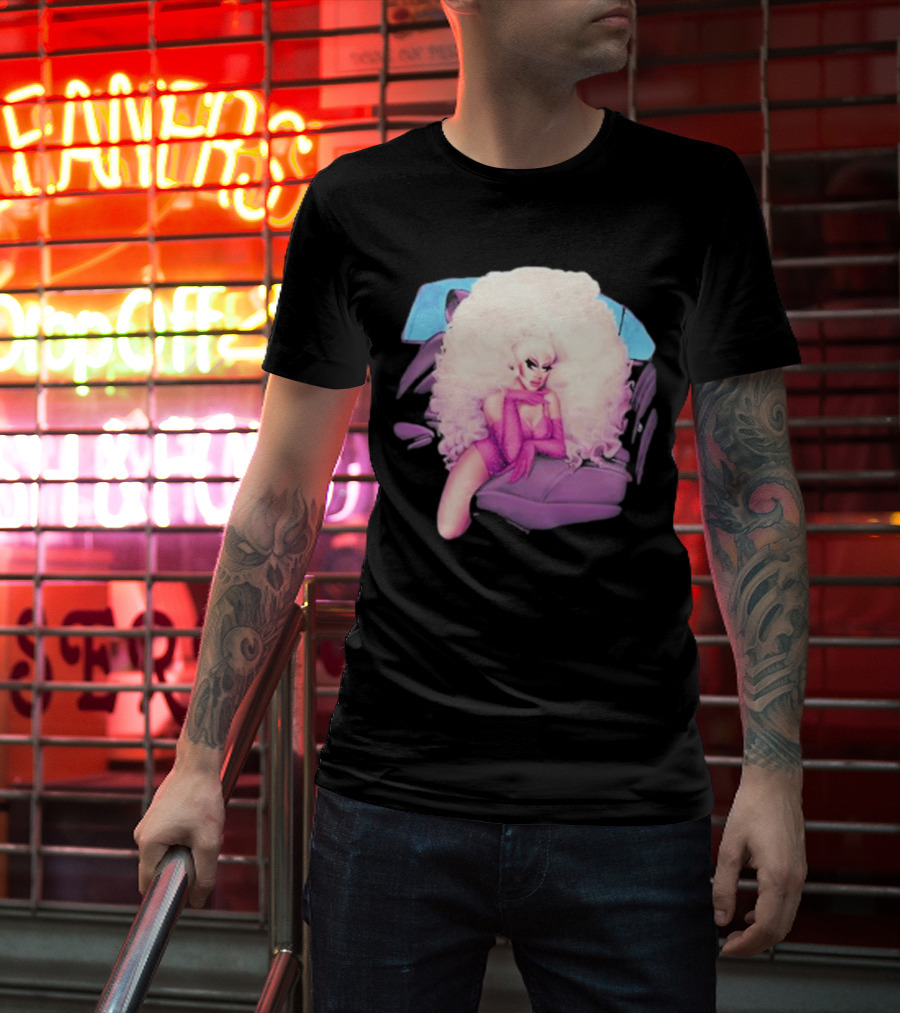 Trixie Mattel Glamorous Blonde Drag In Backseat T-Shirt