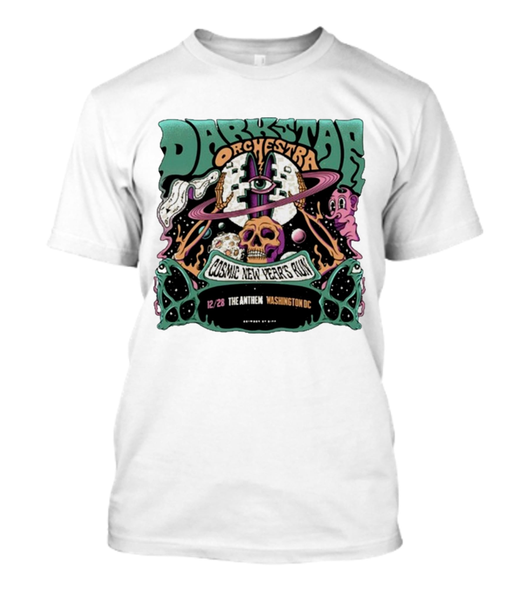 Dark Star Orchestra Cosmic New Year's Run 12/28 The Anthem Washington DC T-Shirt