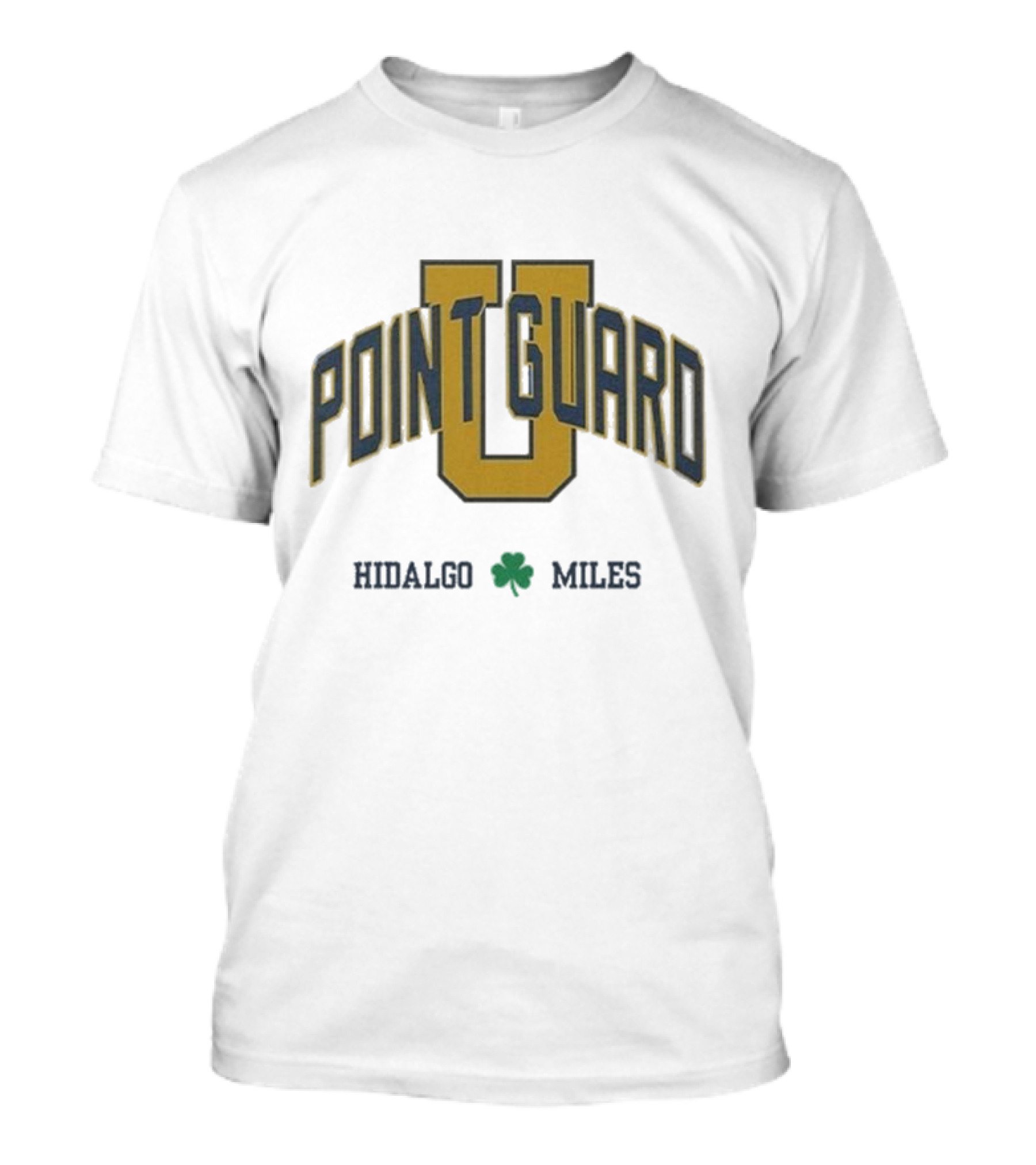 Hidalgo Miles Point Guard U Shamrock T-Shirt