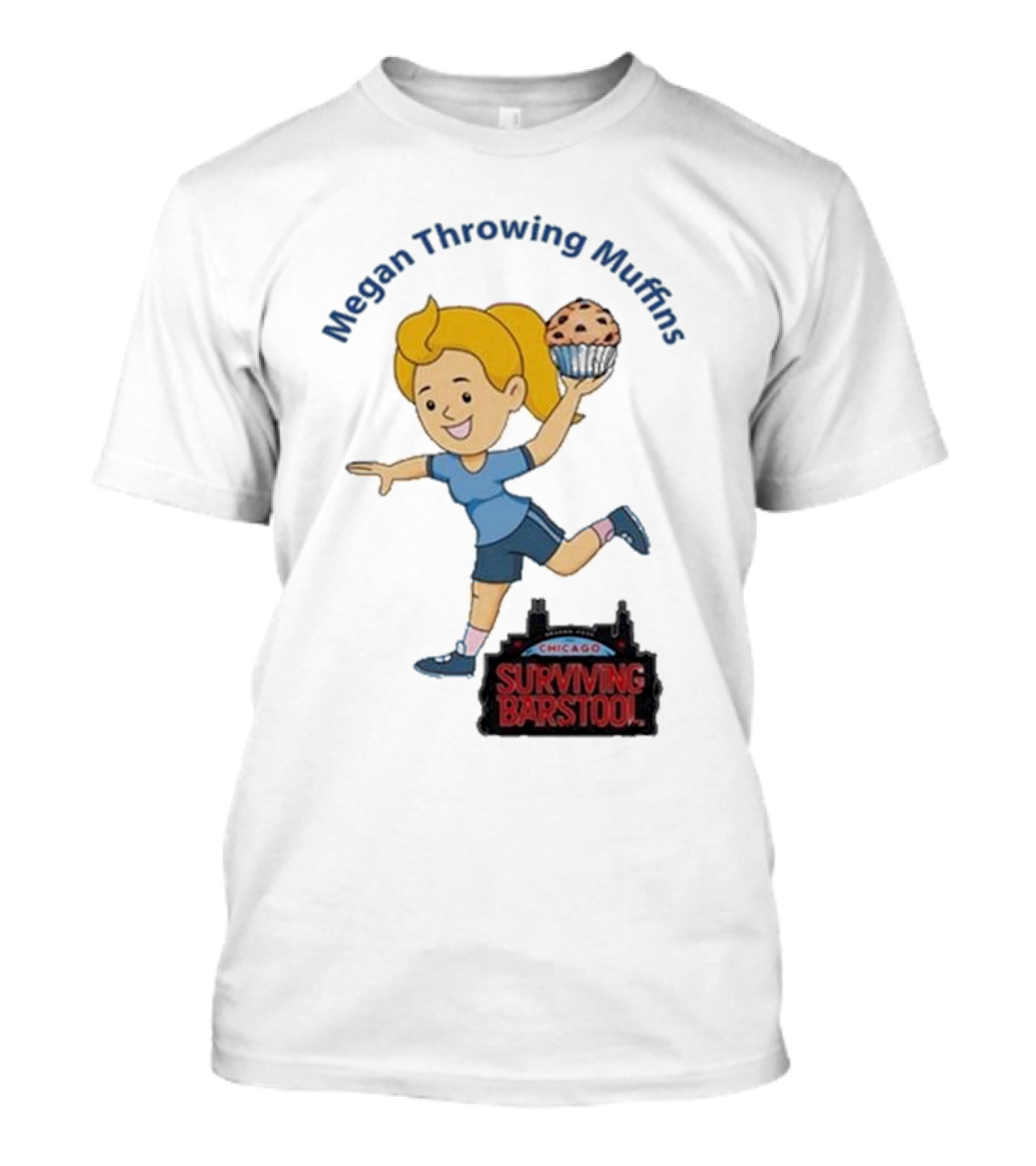 Megan Throwing Muffins Chicago Surviving T-Shirt