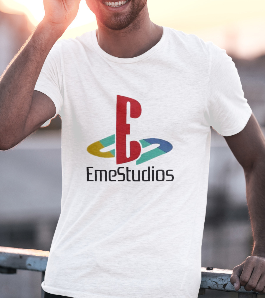 EmeStudios Play Logo With Classic Gaming T-Shirt