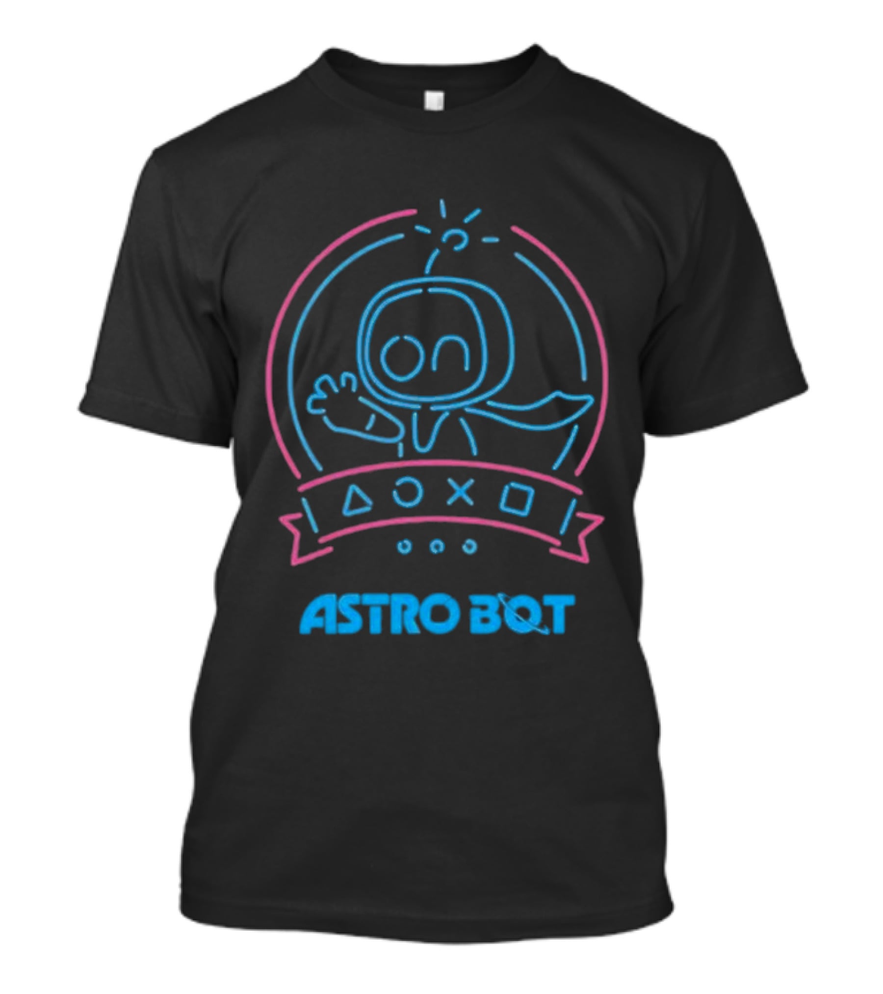 Astro Bot PlayStation Symbols Celebrating Game Of The Year T-Shirt