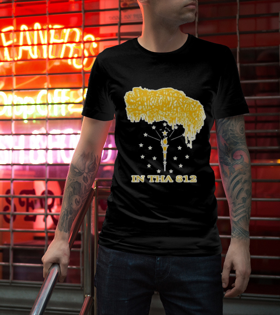 Indiana In Tha 812 Stars Torch Noodles T-Shirt