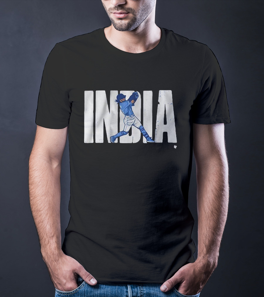 Jonathan India Kansas City Baseball Swing T-Shirt