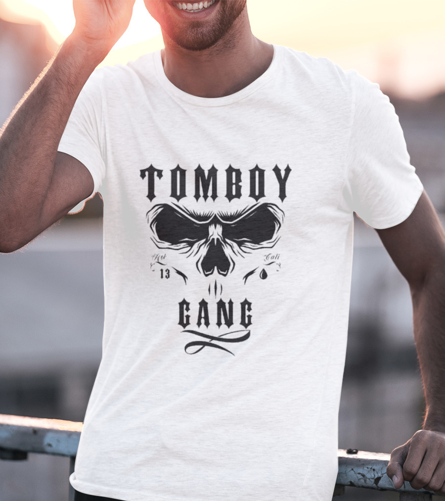 Tomboy Gang Skull Design 13 Est T-Shirt