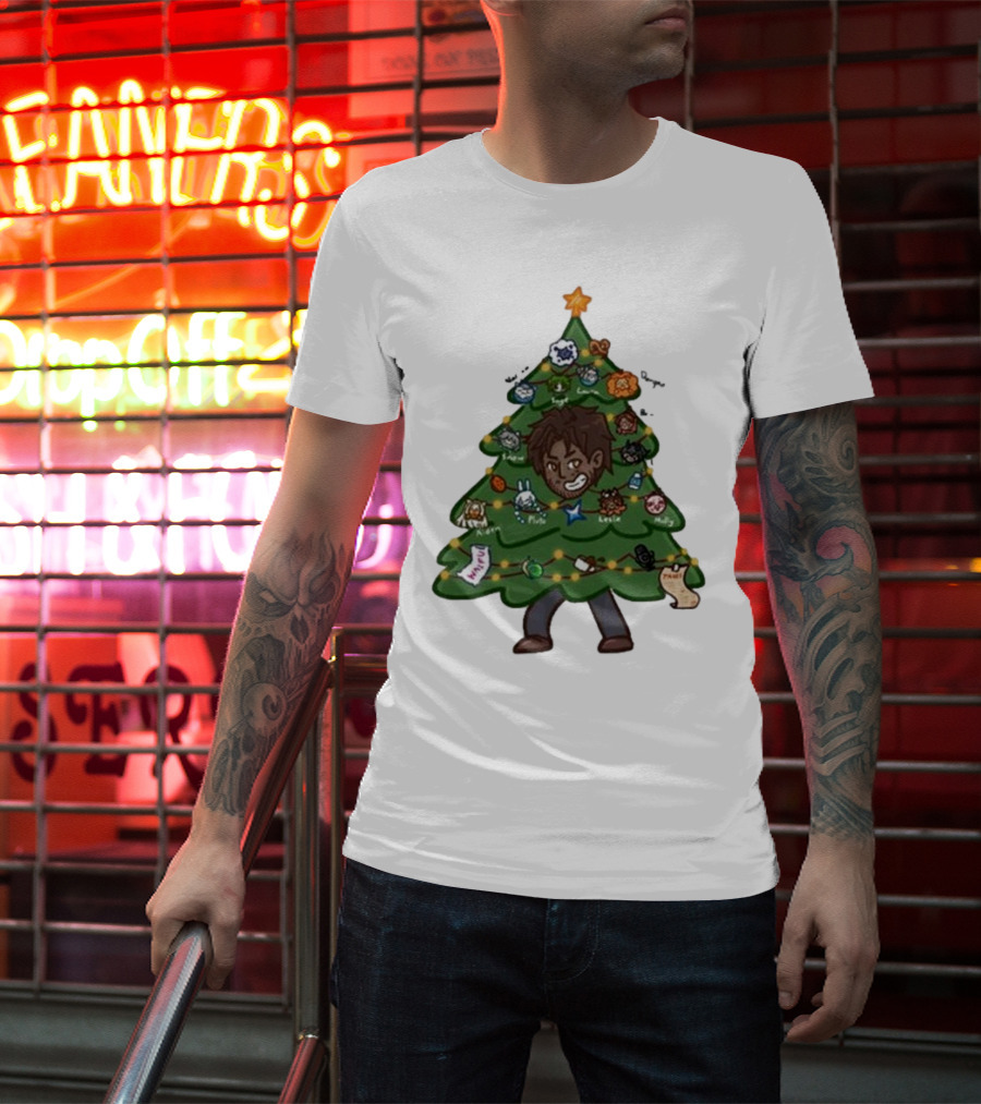 The Great Christmas Tree With Utc Audio Icons And Character Ornaments T-Shirt